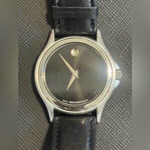 Movado Museum Watch Leather Strap